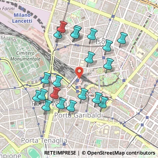 Mappa Piazza Sigmund Freud 1 Torre, 20124 Milano MI, Italia (0.5095)