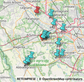 Mappa Via Magenta, 20008 Bareggio MI, Italia (6.66867)