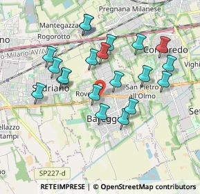 Mappa Via Magenta, 20008 Bareggio MI, Italia (1.767)