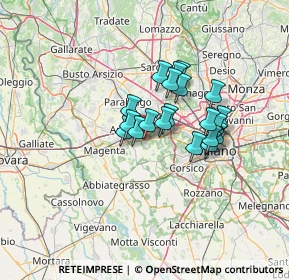 Mappa Via Magenta, 20008 Bareggio MI, Italia (9.4625)