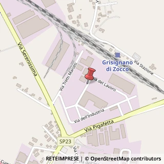 Mappa Via del lavoro 38, 36040 Grisignano di Zocco, Vicenza (Veneto)