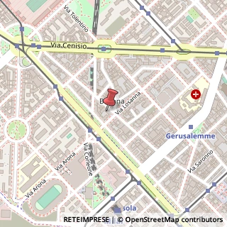 Mappa Via Piero della Francesca, 45, 20154 Milano, Milano (Lombardia)