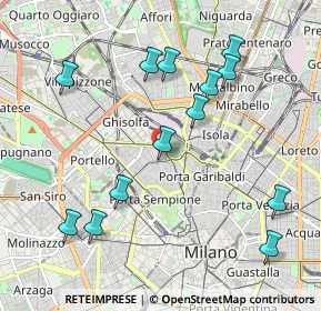 Mappa Via Messina, 20100 Milano MI, Italia (2.18)