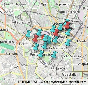 Mappa Via Messina, 20100 Milano MI, Italia (1.2945)