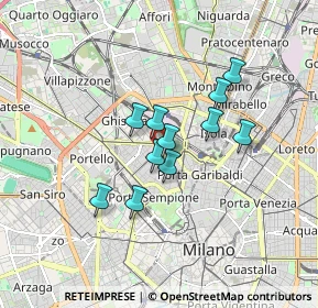 Mappa Via Messina, 20100 Milano MI, Italia (1.23636)