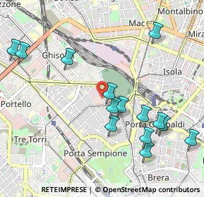 Mappa Via Messina, 20100 Milano MI, Italia (1.12571)