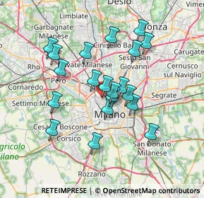 Mappa Via Messina, 20100 Milano MI, Italia (6.159)