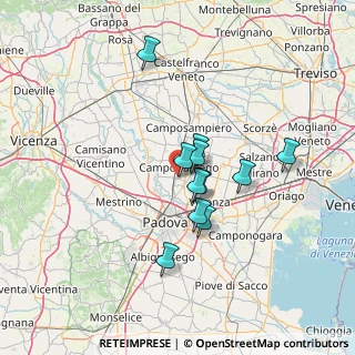 Mappa Via Amerigo Vespucci, 35011 Campodarsego PD, Italia (10.44545)