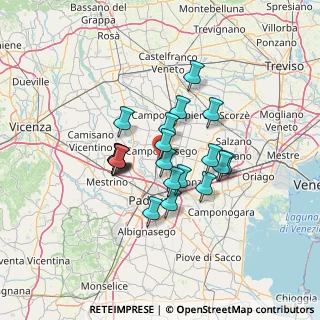 Mappa Via Amerigo Vespucci, 35011 Campodarsego PD, Italia (10.053)