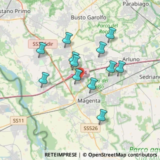 Mappa 20010 Marcallo con Casone MI, Italia (3.2425)