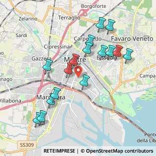 Mappa 30172 Mestre VE, Italia (1.98625)