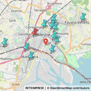 Mappa 30172 Mestre VE, Italia (1.92167)