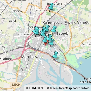 Mappa 30172 Mestre VE, Italia (1.13455)