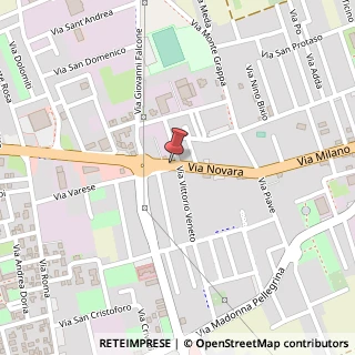 Mappa Via Novara, 86, 20010 Bareggio, Milano (Lombardia)