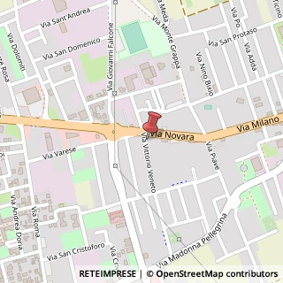 Mappa Via Vittorio Veneto, 1, 20010 Bareggio, Milano (Lombardia)