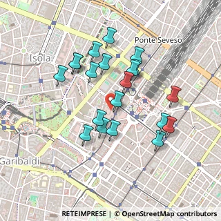 Mappa Via Fabio Filzi, 20124 Milano MI, Italia (0.4165)