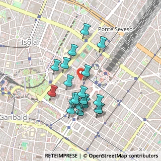 Mappa Via Fabio Filzi, 20124 Milano MI, Italia (0.4)