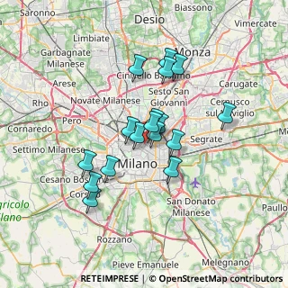 Mappa Via Fabio Filzi, 20124 Milano MI, Italia (5.44588)