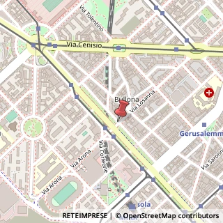 Mappa Corso Sempione,  70, 20154 Milano, Milano (Lombardia)