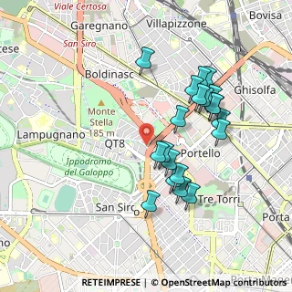 Mappa Via Giovanni Boine, 20148 Milano MI, Italia (0.8735)