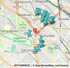 Mappa Via Giovanni Boine, 20148 Milano MI, Italia (0.881)
