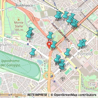 Mappa Via Giovanni Boine, 20148 Milano MI, Italia (0.526)