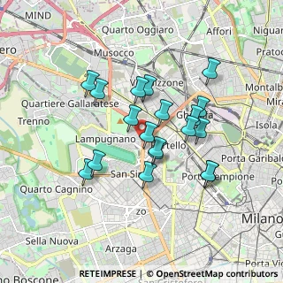 Mappa Via Giovanni Boine, 20148 Milano MI, Italia (1.49053)