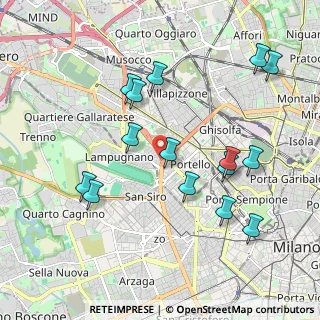 Mappa Via Giovanni Boine, 20148 Milano MI, Italia (2.06333)