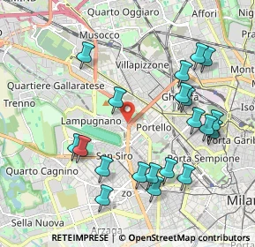 Mappa Via Giovanni Boine, 20148 Milano MI, Italia (2.1455)