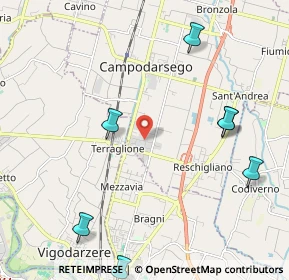 Mappa Via Cristoforo Colombo, 35011 Campodarsego PD, Italia (3.39)