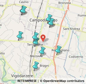 Mappa Via Cristoforo Colombo, 35011 Campodarsego PD, Italia (1.84273)