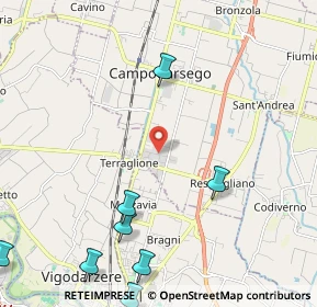 Mappa Via Cristoforo Colombo, 35011 Campodarsego PD, Italia (3.47364)