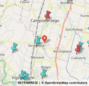 Mappa Via Cristoforo Colombo, 35011 Campodarsego PD, Italia (3.27846)
