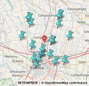 Mappa Via Cristoforo Colombo, 35011 Campodarsego PD, Italia (7.161)