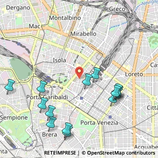 Mappa Via Giuseppe, 20124 Milano MI, Italia (1.24429)