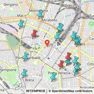 Mappa Via Giuseppe, 20124 Milano MI, Italia (1.288)