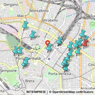 Mappa Via Giuseppe, 20124 Milano MI, Italia (1.212)