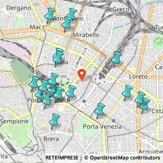 Mappa Via Giuseppe, 20124 Milano MI, Italia (1.183)