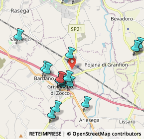 Mappa Via Tretti Marotti, 36040 Grisignano di Zocco VI, Italia (2.209)