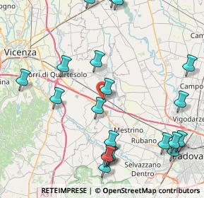 Mappa Via Tretti Marotti, 36040 Grisignano di Zocco VI, Italia (10.309)