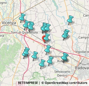 Mappa Via Tretti Marotti, 36040 Grisignano di Zocco VI, Italia (6.818)