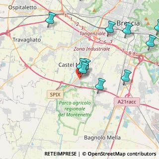 Mappa Via Guglielmo Marconi, 25020 Flero BS, Italia (4.84636)
