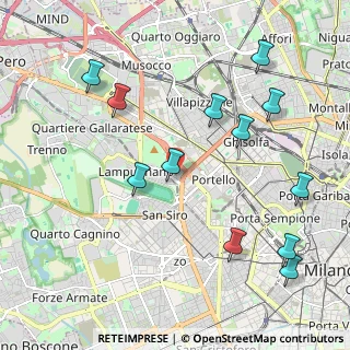 Mappa Via Vesio, 20148 Milano MI, Italia (2.35)