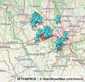 Mappa Via Padre Pio, 20018 Sedriano MI, Italia (10.889)