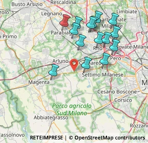 Mappa Via Padre Pio, 20018 Sedriano MI, Italia (7.622)