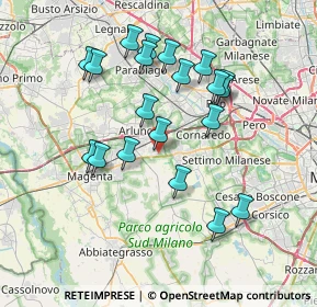 Mappa Via Giuseppe Garibaldi, 20018 Sedriano MI, Italia (7.069)