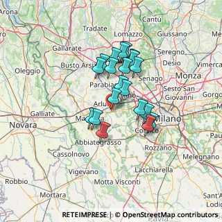 Mappa Via Giuseppe Garibaldi, 20018 Sedriano MI, Italia (10.3445)
