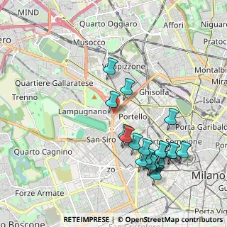 Mappa Viale Renato Serra, 20148 Milano MI, Italia (2.176)