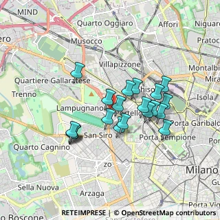 Mappa Viale Renato Serra, 20148 Milano MI, Italia (1.4705)