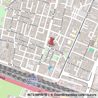 Mappa Via Sernaglia (Mestre),  11, 30171 Venezia, Venezia (Veneto)